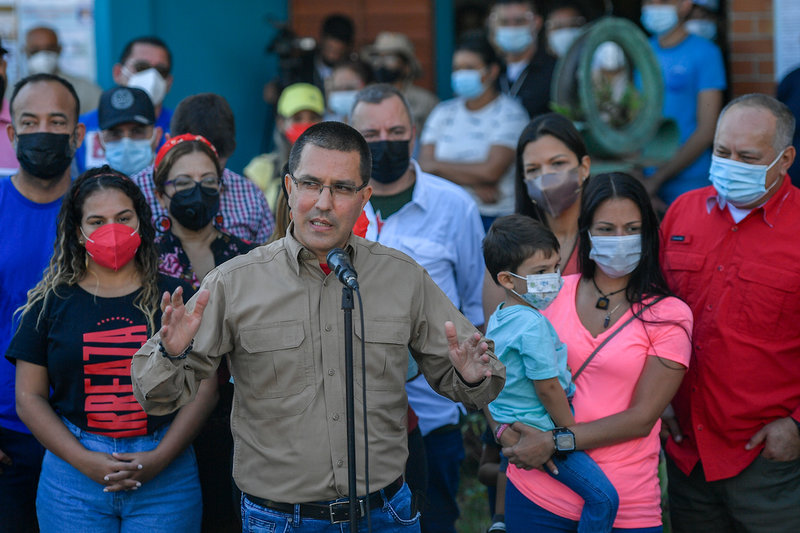 Jorge Arreaza var Venezuelas utrikesminister fram till i somras. Nu är han Socialistpartiets kandidat till guvernörsposten i Barinas.