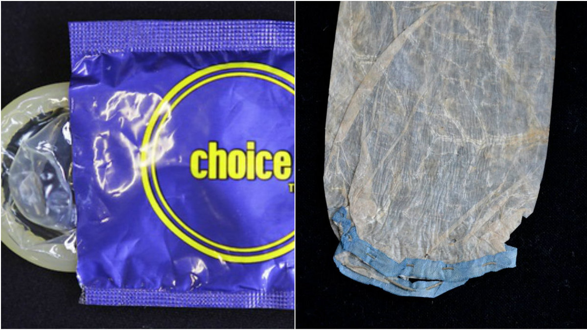 Kondom såldes för omkring 5 600 kronor på auktion.