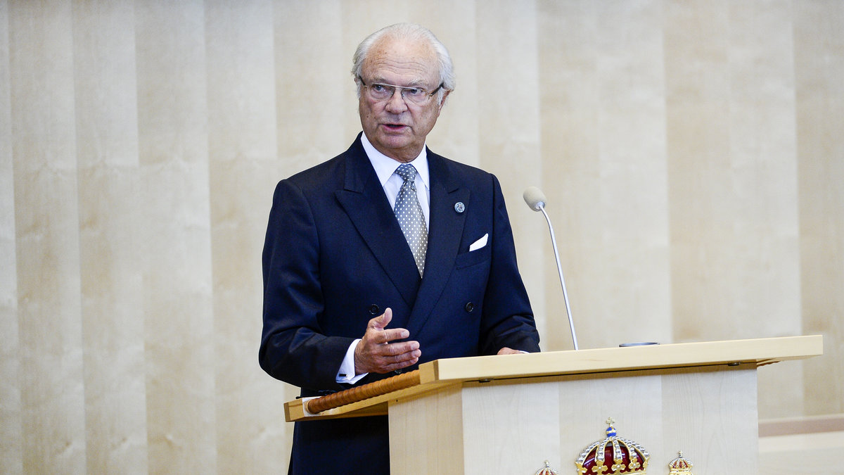 Kung Carl XVI Gustaf.