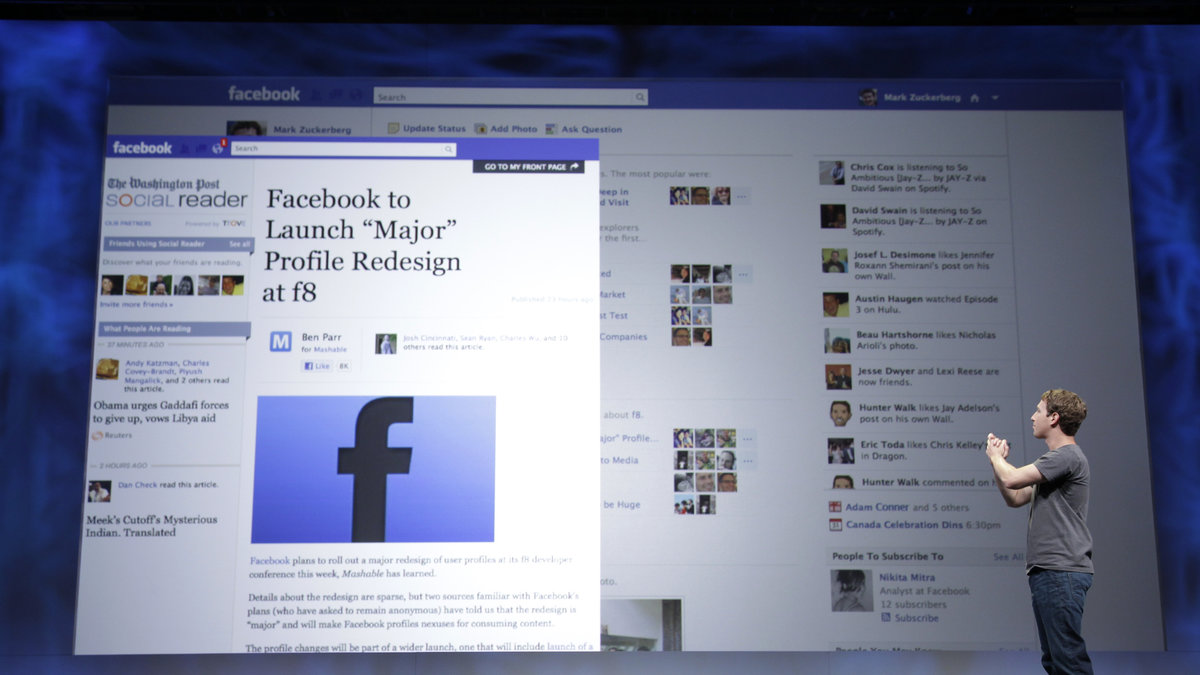 Moderna Facebook ser helt annorlunda ut från när den lanserades 2004. 