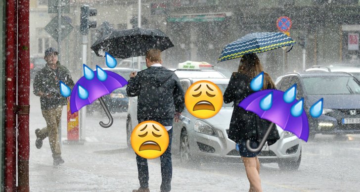 Väderlek, SMHI, regn, Midsommar