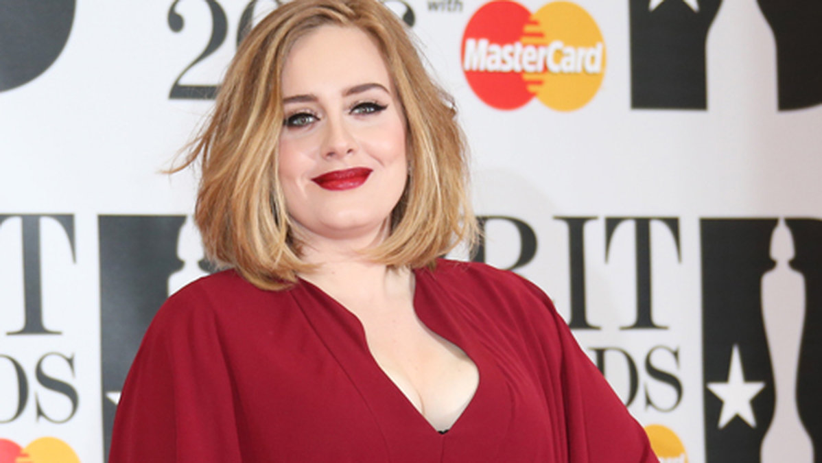Adele på Brit Awards 2016.