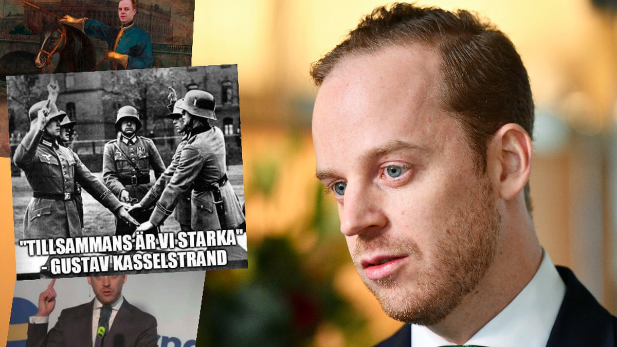 Gustav Kasselstrand, partiledare för Alternativ för Sverige