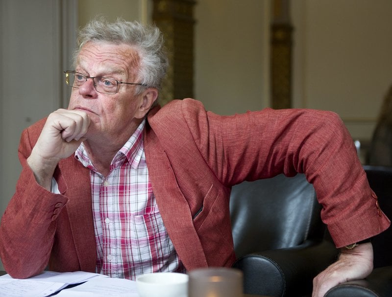 Björn Eriksson, ordöfrande i Kontantupproret. Foto: Björn Lindgren/TT