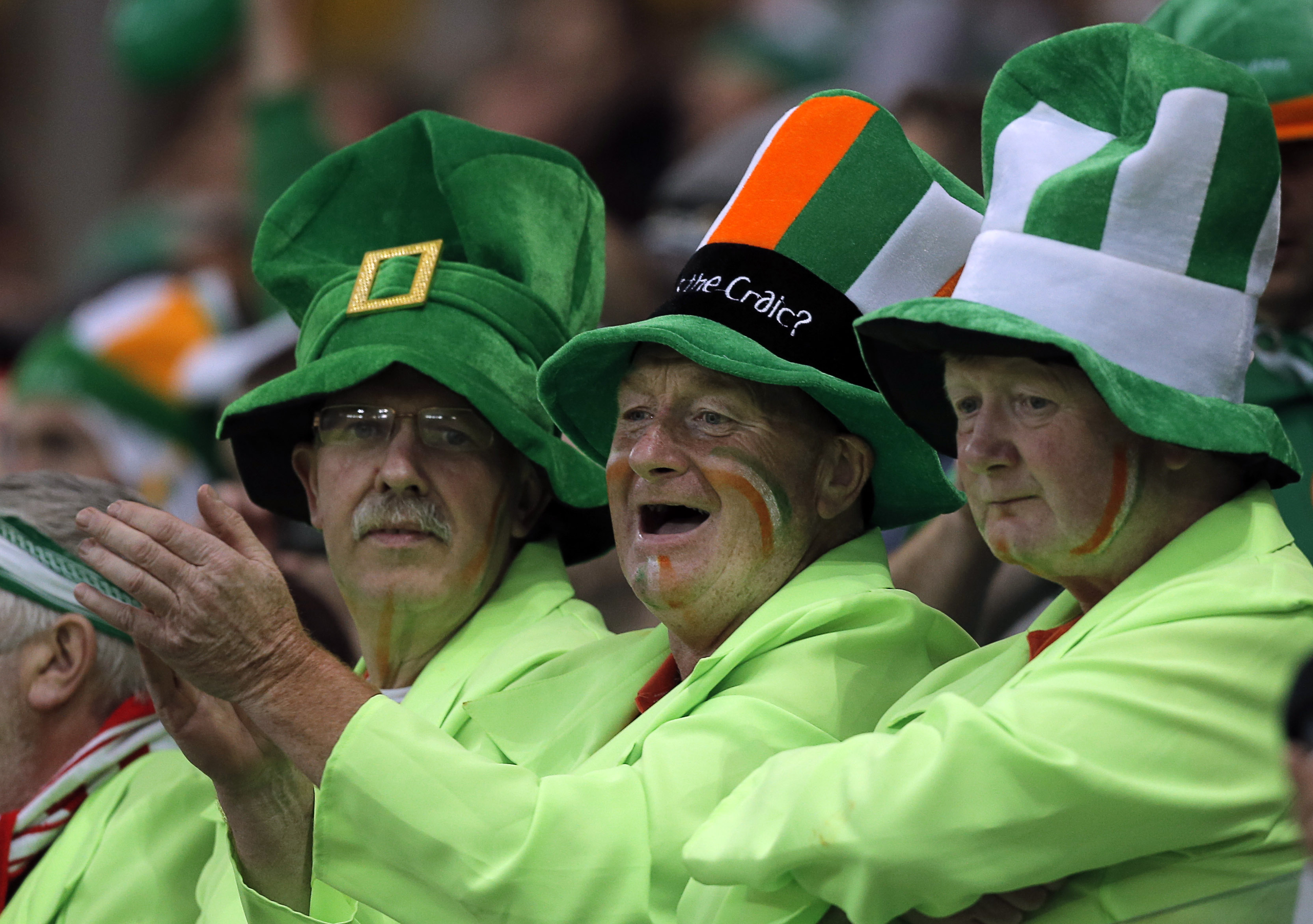 Den irländska fansen får ofta mycket beröm för sitt engagemang på läktaren. Den irländska fansen får ofta mycket beröm för sitt engagemang på läktaren.