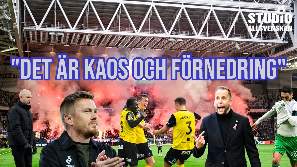 Studio Allsvenskan diskuterar kaosderbyt mellan Hammarby och Djurgården.