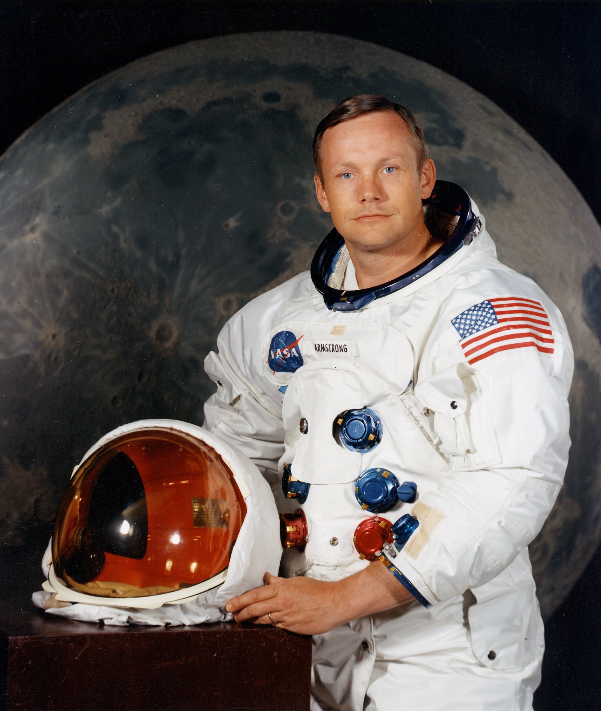 När det i själva verket var astronauten Neil Armstrong.
