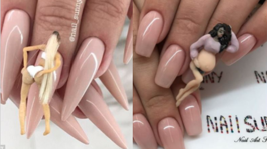 Kardashian-naglar! Bildkälla: Instagram Kardashian-naglar! Bildkälla: Instagram