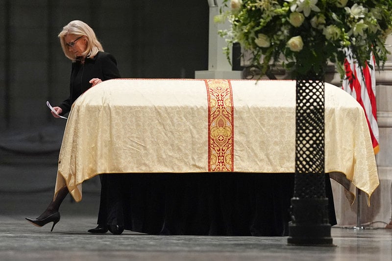 Dottern Liz Cheney talade.