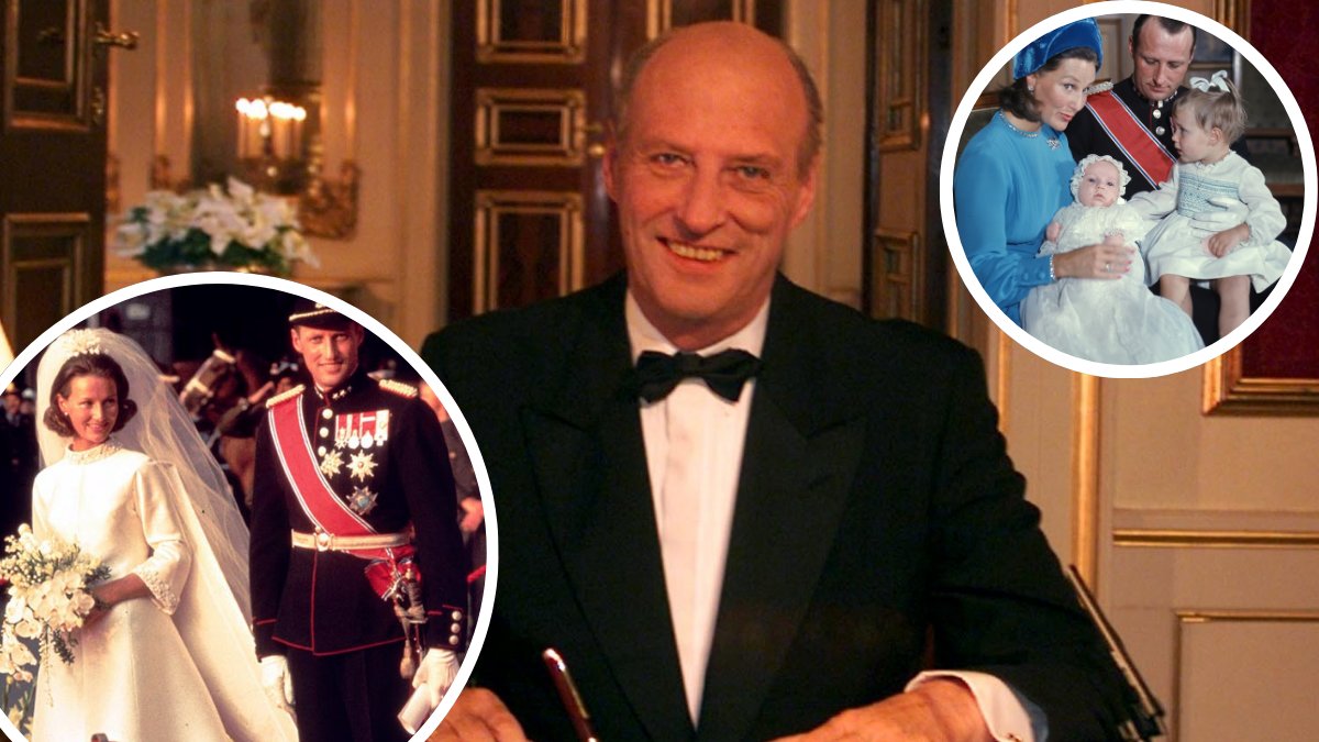 Allt om kung Harald: Sonja, barn, sjukdom och längd