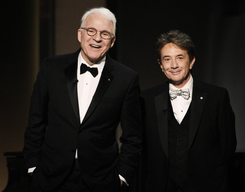 Steve Martin och Martin Short bildar årets charmigaste deckartrio tillsammans med Selena Gomez. Arkivbild.