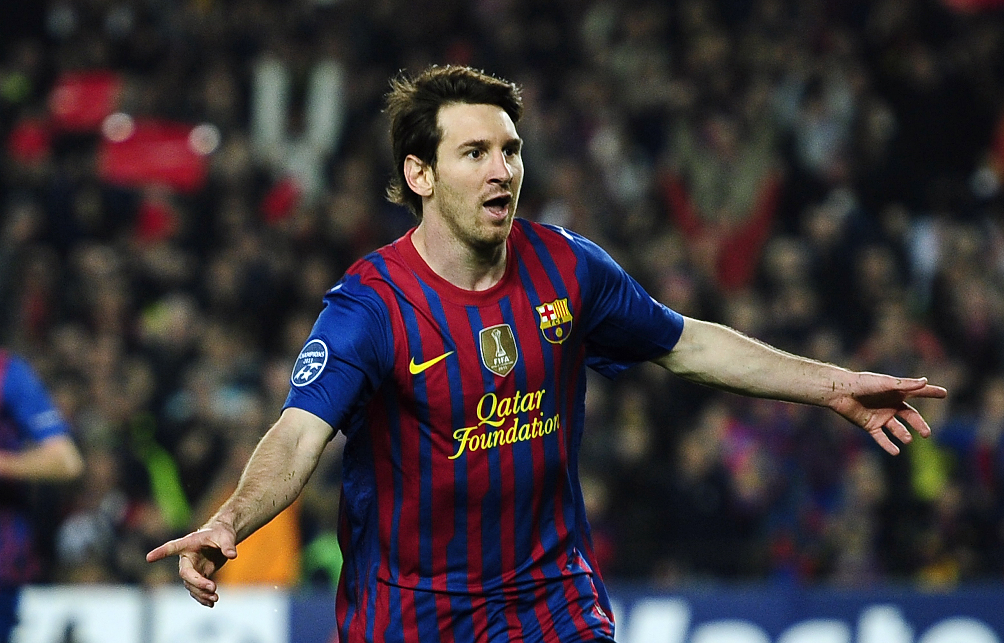 Liksom Barcelonastjärnan Lionel Messi.