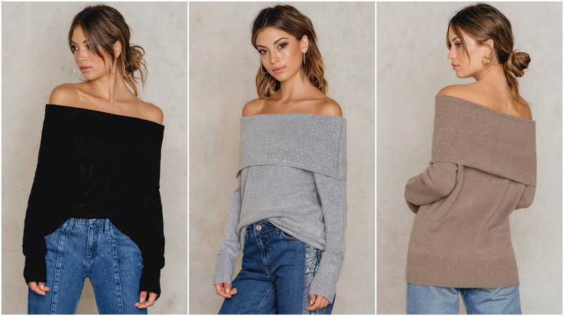 Off Shoulder i stickat från NA-KD
