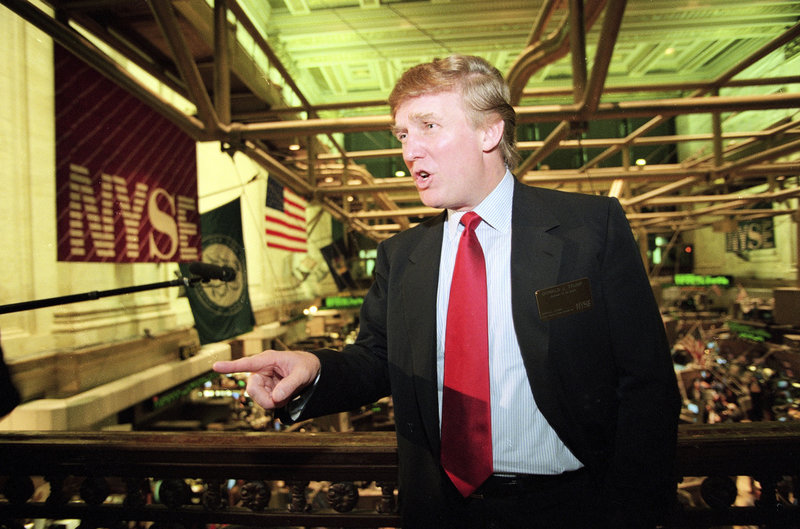 Donald Trump 1995, tre år efter att 'Ensam hemma – vilse i New York' fick biopremiär. Arkivbild.