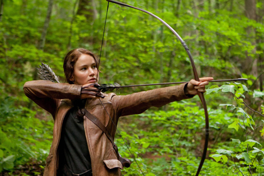 Jennifer Lawrence i "Hunger Games".
