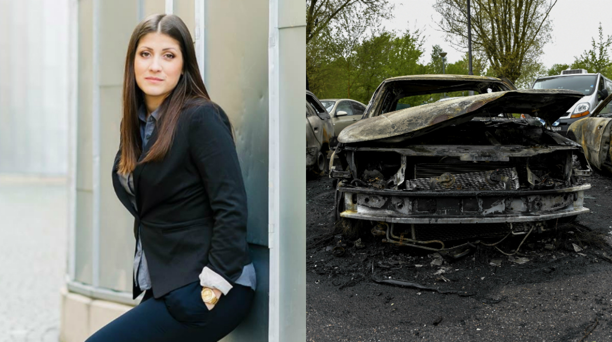 Maria Moraes (MP) skriver om bilbränderna.