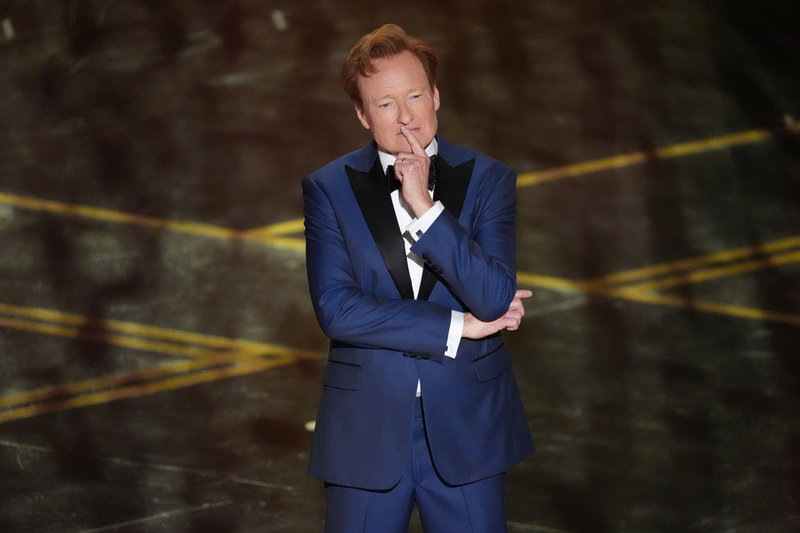 Conan O'Brien under Oscarsgalan.