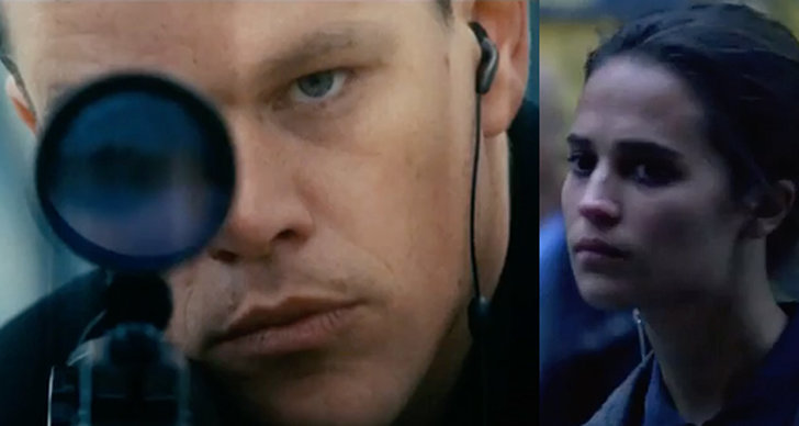 Alicia Vikander, Matt Damon, Jason Bourne