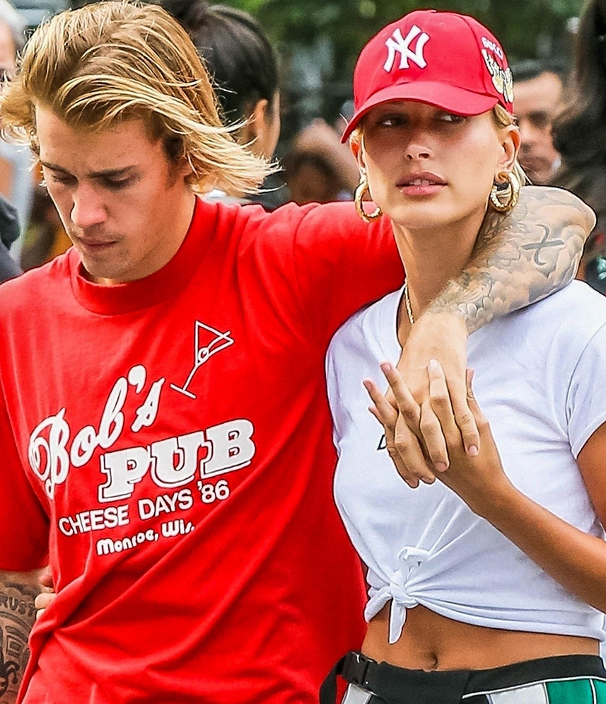 Justin Bieber och Hailey Baldwin Justin Bieber och Hailey Baldwin