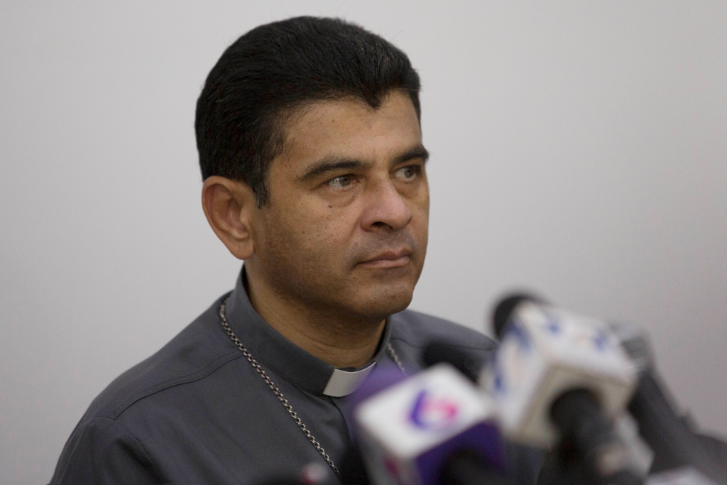 Biskop Rolando Alvarez. Bild från 2018.
