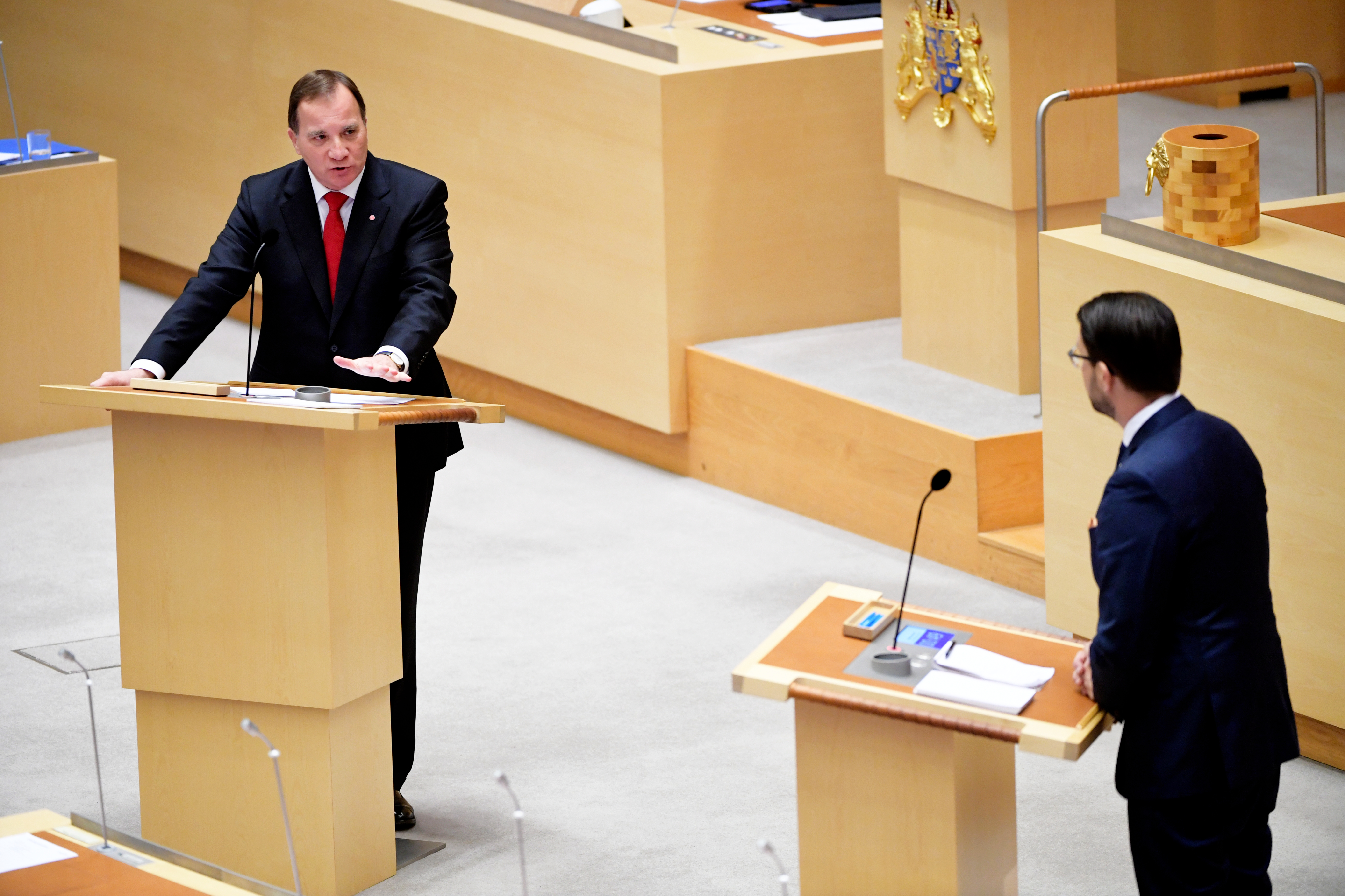 Stefan Löfven och Jimmie Åkesson Stefan Löfven och Jimmie Åkesson