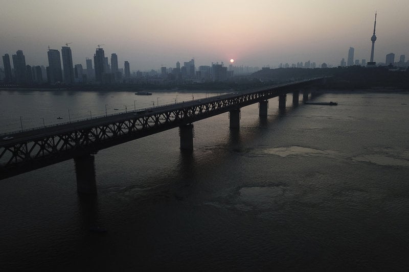 På ett år har 2,29 miljoner kvadratmeter grönska försvunnit i kinesiska storstaden Wuhan. Det motsvarar 320 fotbollsplaner. Arkivbild.  