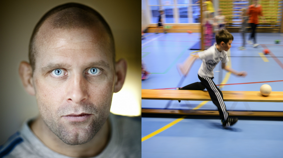 Eddy Bengtsson vill se mer idrott i skolan, inte mindre.