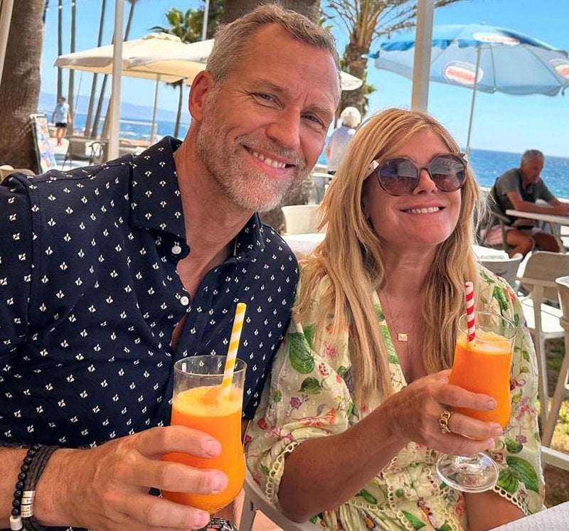 Christian Bauer och Pernilla Wahlgren