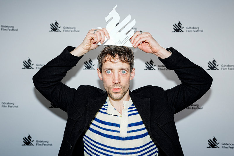 Adam Lundgren fick skådespelarpriset för sin roll i ”Biodlaren".