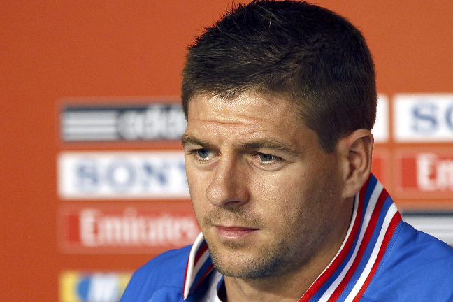 Steven Gerrard hoppas på en seger i dag.