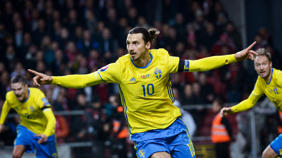 Zlatan Ibrahimović spelar med Sverige i fotbolls-EM i Frankrike i sommar.