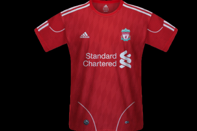 Probably the ugliest Liverpool shirt in the world