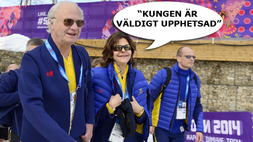 Kung Carl XVI Gustaf, Daniel Richardsson, Johan Olsson, Ryssland, sotji, Drottning Silvia, Sverige, Vinter-OS