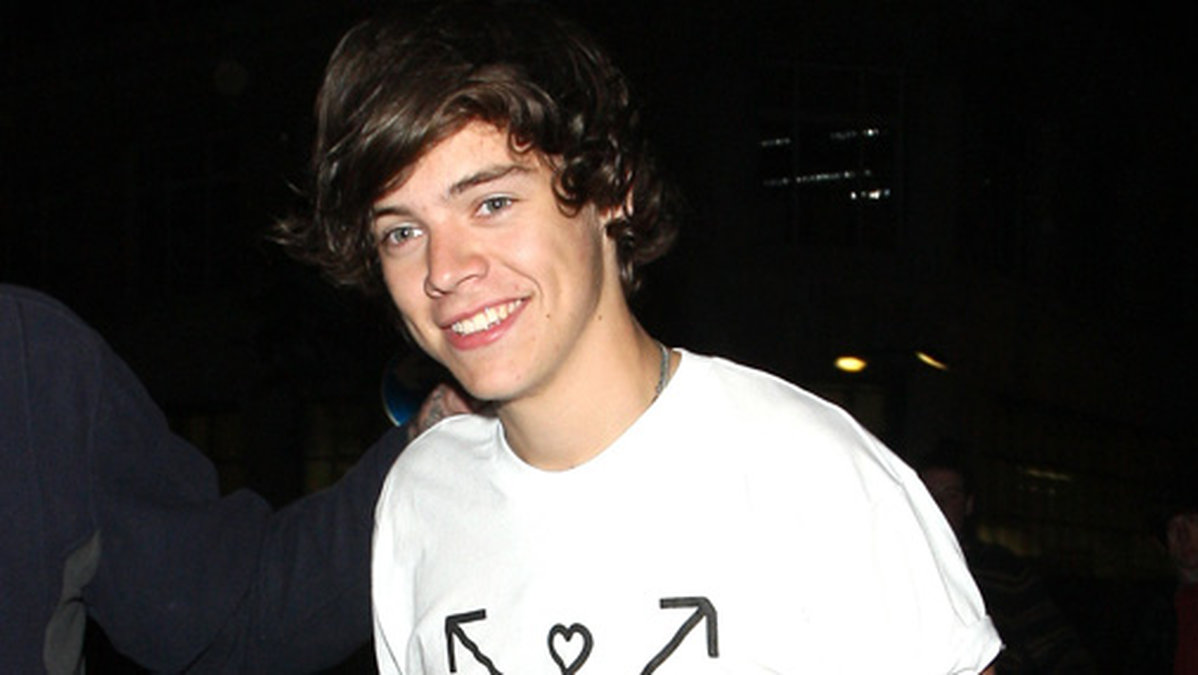 Harry Styles är frontfigur i bandet One Direction.