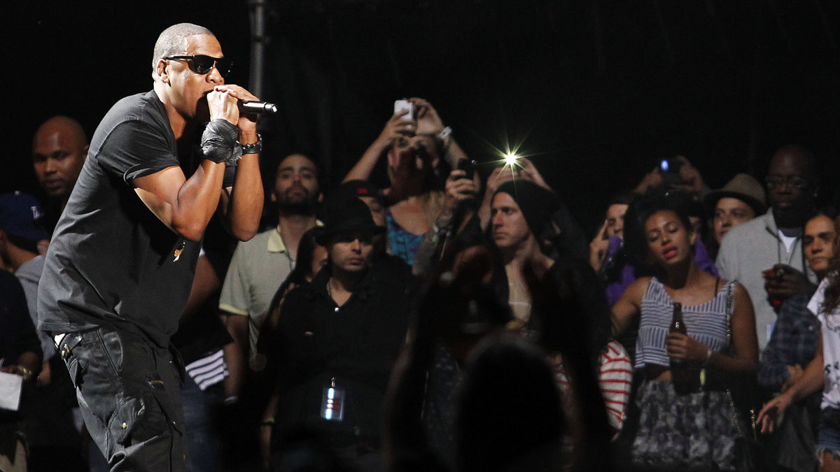 Jay Z på en av sina många turnéer.