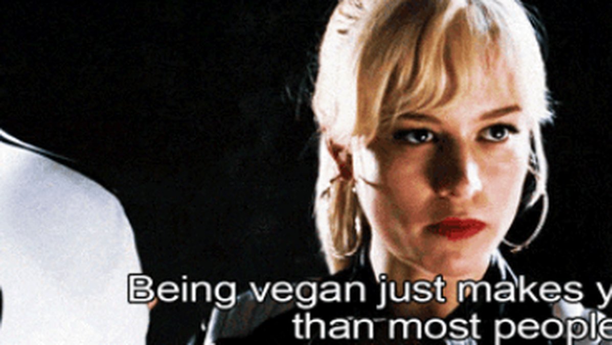 Veganer är superhjältar, men det kan de ju inte prata om hela tiden. 