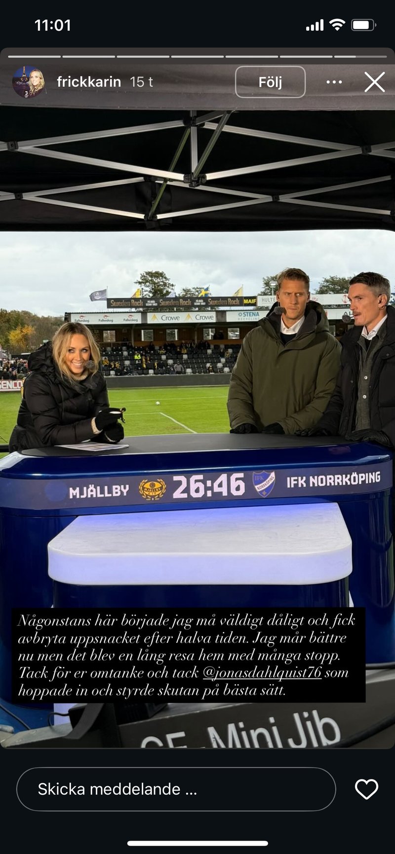 Skärmavbild: instagram.com/frickkarin. 