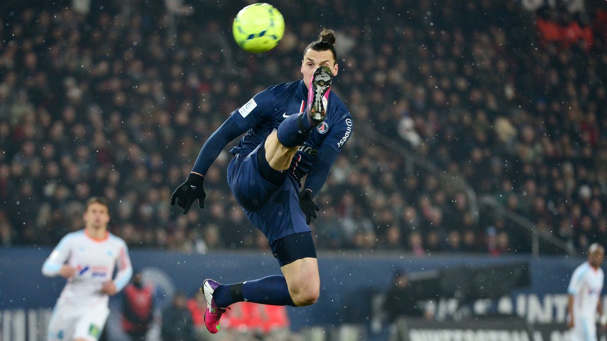 Sin vana trogen gjorde dock även Zlatan mål.