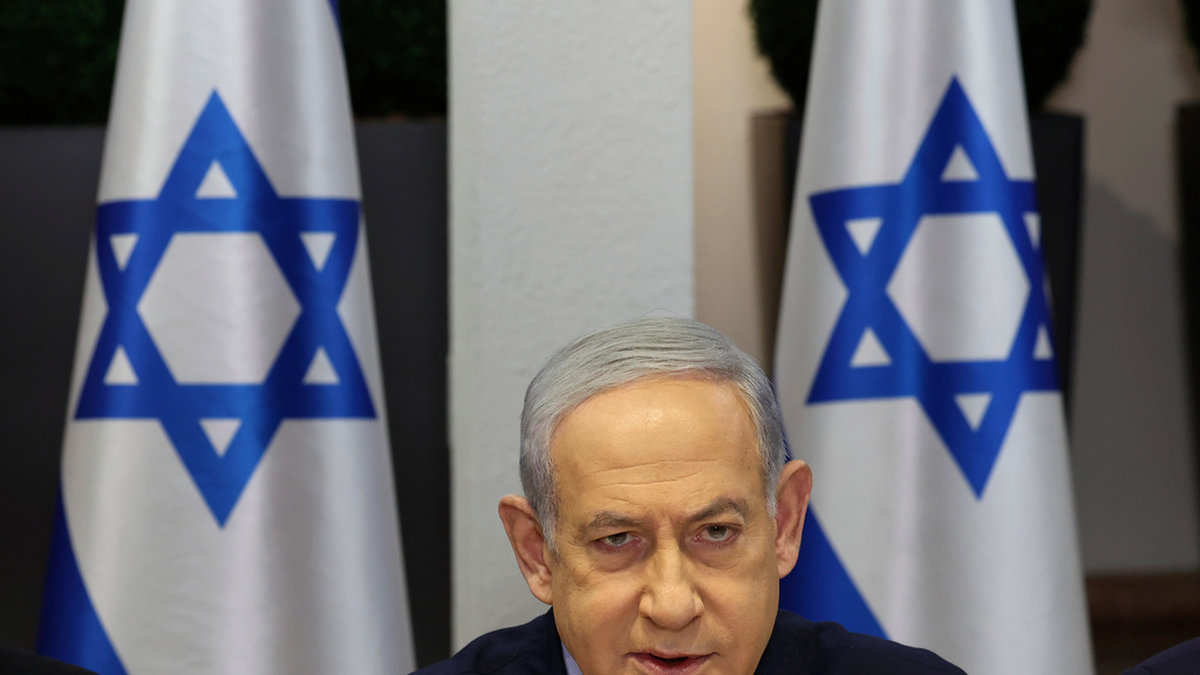 Benjamin Netanyahu har tidigare sagt att han inte har för avsikt att backa och att en offensiv mot Hamas i Rafah är avgörande för hans mål att krossa den terrorstämplade gruppen. Arkivbild.