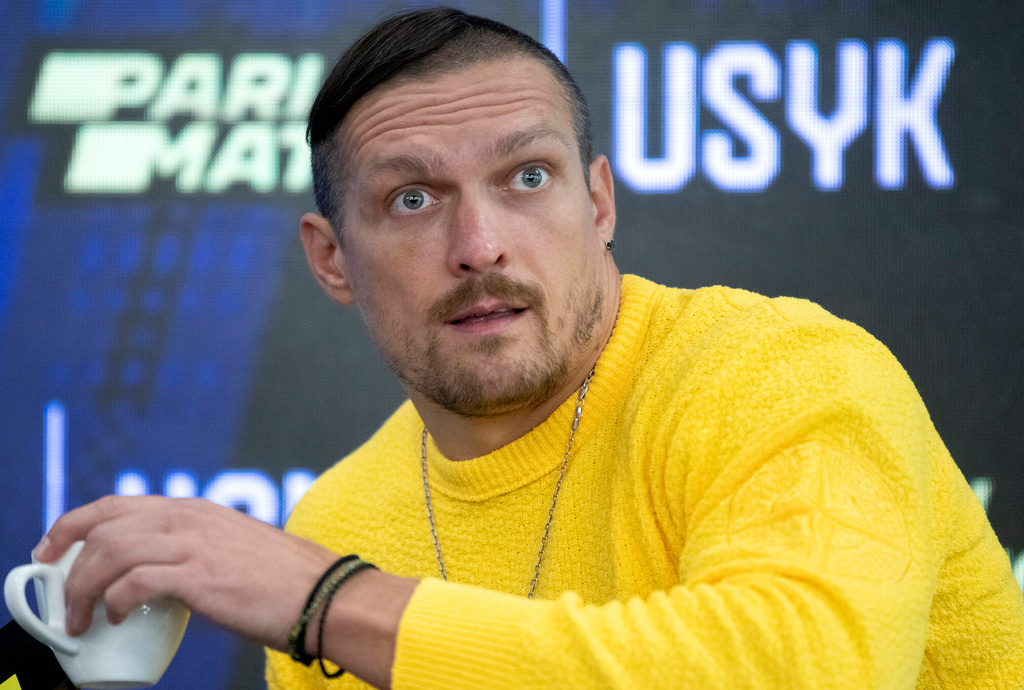 Ukrainske boxaren Oleksandr Usyk. Arkivbild.