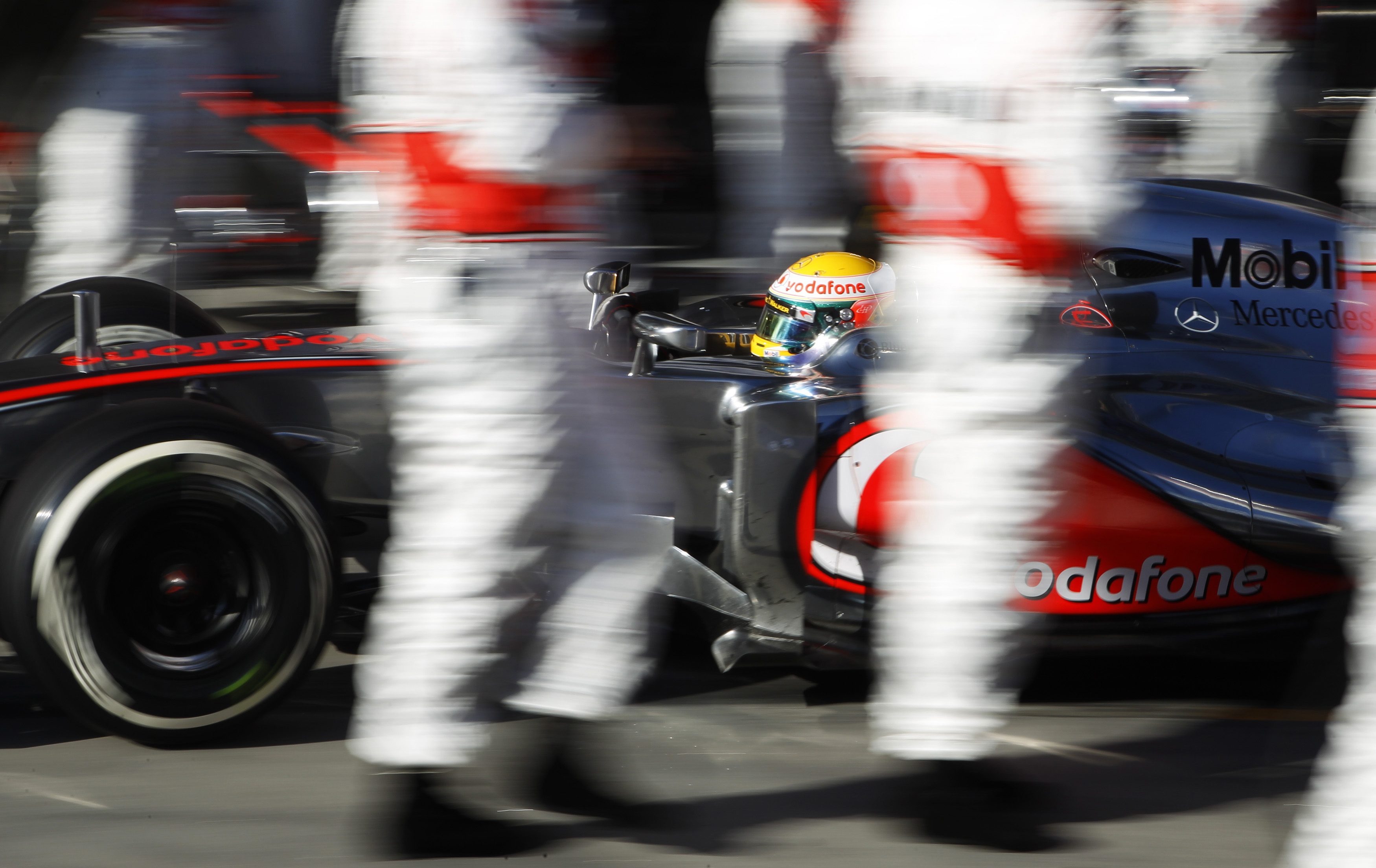 Lewis Hamilton var en av förhandsfavoriterna i Melbourne. Lewis Hamilton var en av förhandsfavoriterna i Melbourne.
