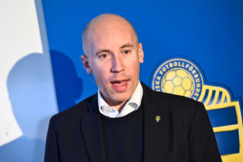 Svenska Fotbollförbundet ordförande Simon Åström. Arkivbild. 