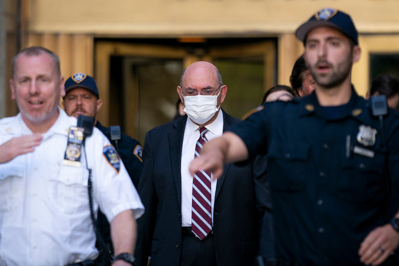 Trump Organizations tidigare finanschef Allen Weisselberg vid en domstol i New York tidigare i augusti.