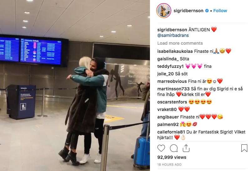 Sigrid Bernson och Samir Badran. Sigrid Bernson och Samir Badran.