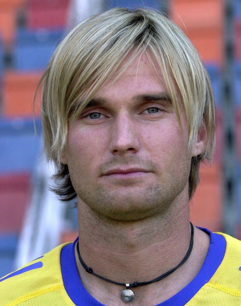 Andreas Andersson var en otursförföljd spelare vars karriär också präglades av tunga skador. Här är han fotograferad inför VM 2002. Foto: Leif R Jansson/TT