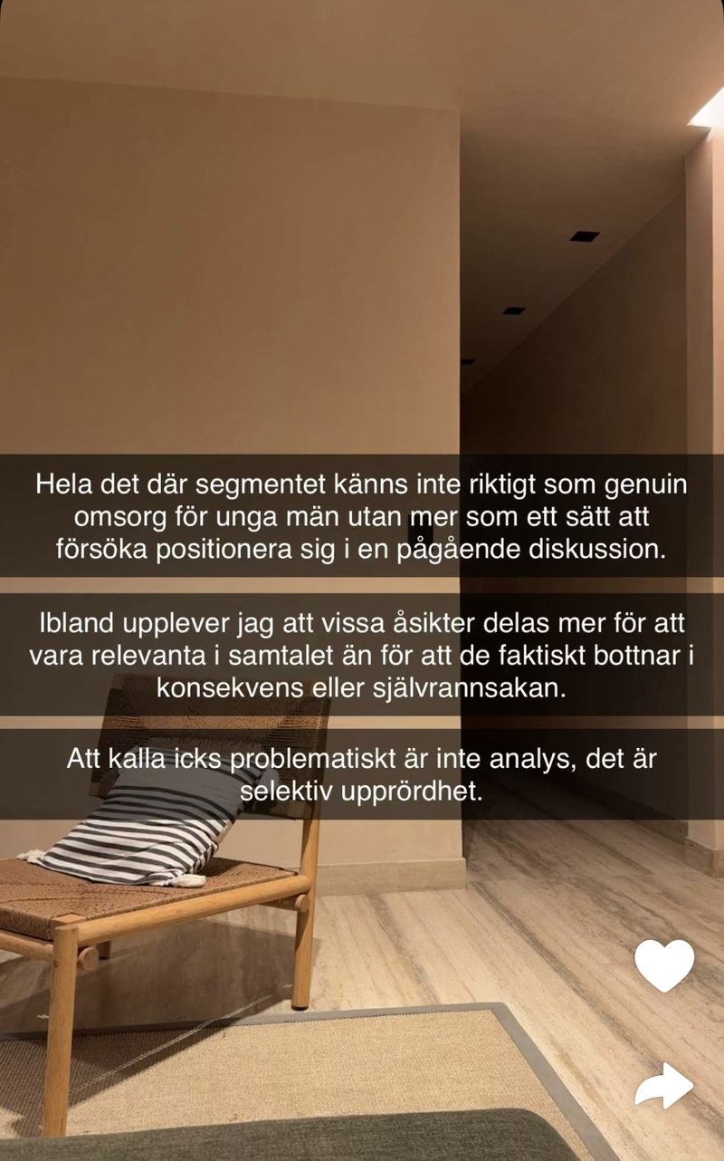 Hanna Fribergs kommentarer 