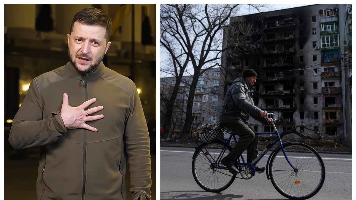 Volodymyr Zelenskyj: Värre i Borodjanka än i Butja