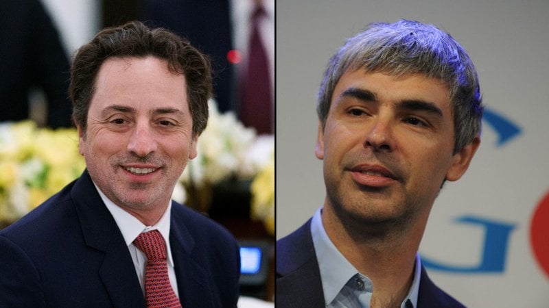 Googles grundare Sergey Brin och Larry Page. Foto: Stella Pictures Googles grundare Sergey Brin och Larry Page. Foto: Stella Pictures