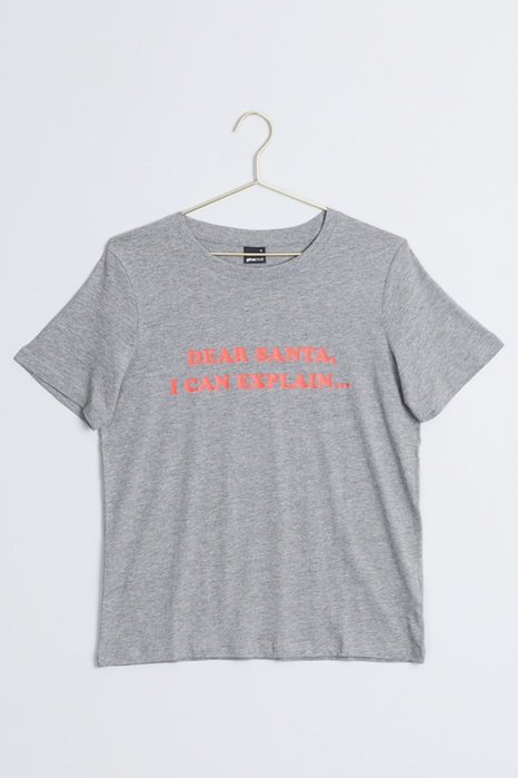 T-shirt med rolig text T-shirt med rolig text