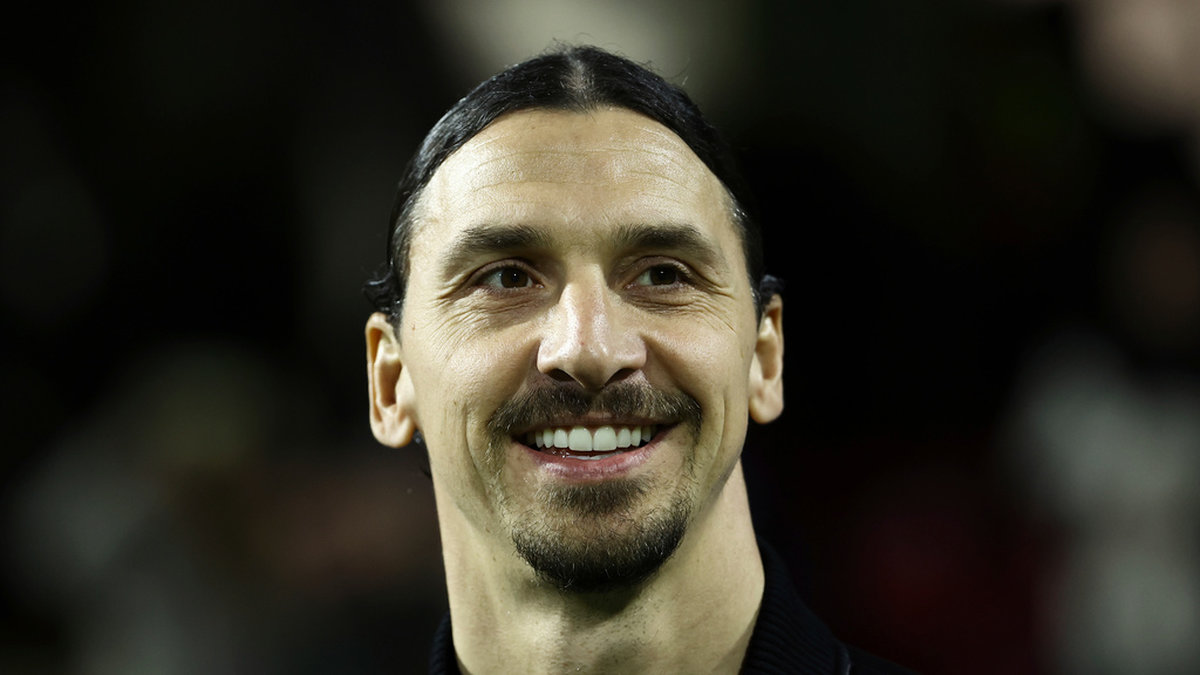 Zlatan Ibrahimovic var på plats för Milans bortamatch mot Salernitana.